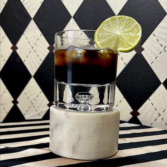 Luxury Double Old-Fashioned Glass Set of 4 | Hand-Blown Polish Barware | Crystal - Picture 8 of 11